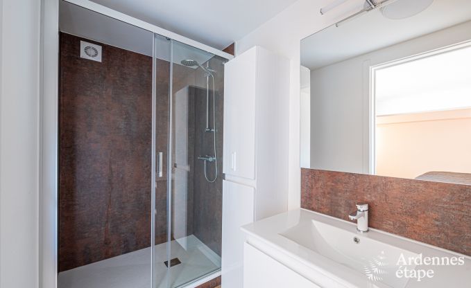 Ruime loft voor 5 personen met 2 slaapkamers, jacuzzi en priv�terras in Trois-Ponts