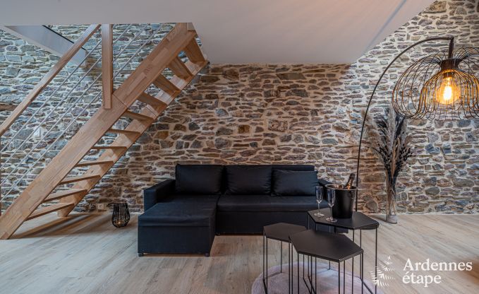 Charmante vakantiesuite met sauna in Trois-Ponts