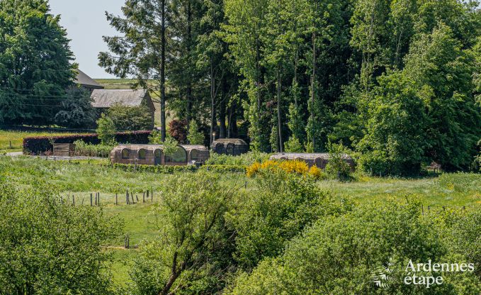 Uniek: tiny house voor 4 personen in Vaux-sur-Sure
