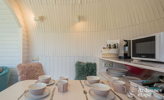 Uniek: tiny house voor 4 personen in Vaux-sur-Sure