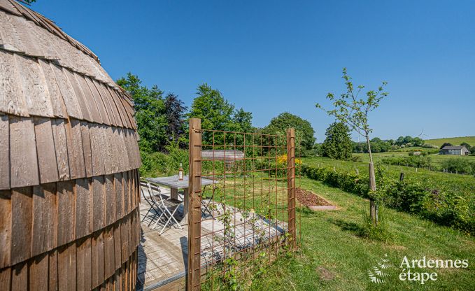 Uniek: tiny house voor 4 personen in Vaux-sur-Sure