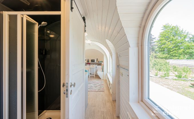 Uniek: tiny house voor 4 personen in Vaux-sur-Sure