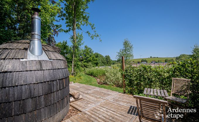 Uniek: tiny house voor 4 personen in Vaux-sur-Sure