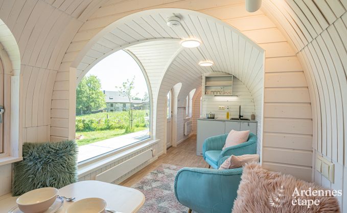 Uniek: tiny house voor 4 personen in Vaux-sur-Sure