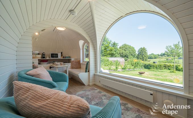 Uniek: tiny house voor 4 personen in Vaux-sur-Sure