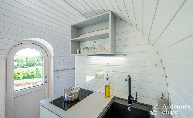 Uniek: tiny house voor 4 personen in Vaux-sur-Sure