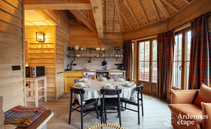 Originele paalwoning voor 5 personen in Vencimont