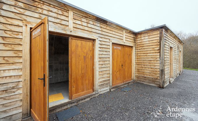 Originele paalwoning voor 5 personen in Vencimont