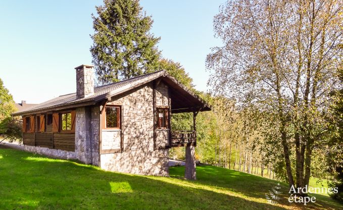 Chalet voor 5 personen met een uitzonderlijk terras in Vencimont