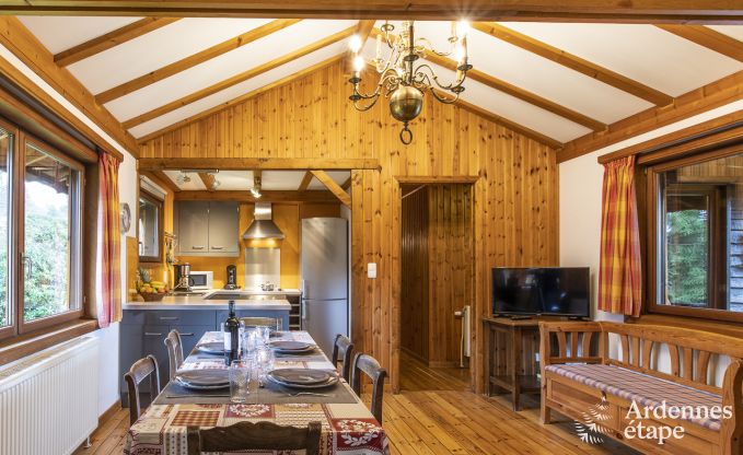 Chalet voor 5 personen met een uitzonderlijk terras in Vencimont