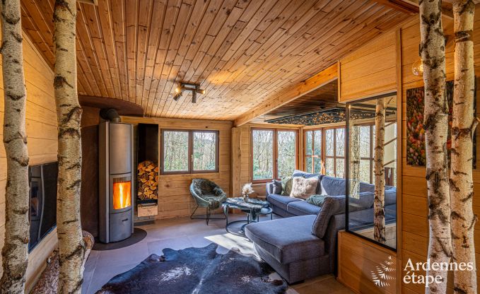 Comfortabele chalet in het pittoreske Vencimont, Ardennen