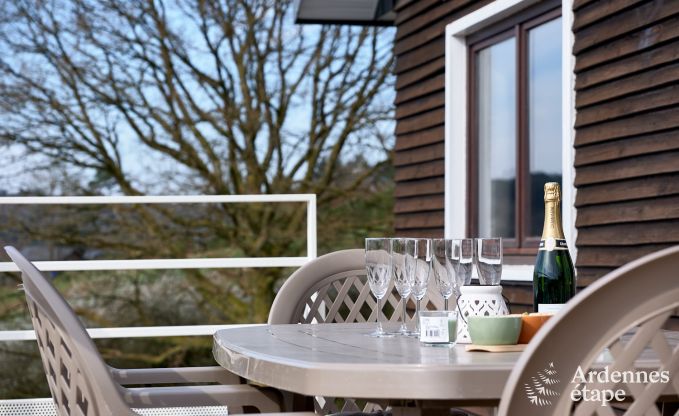 Charmante chalet in Vencimont voor 4-6 personen: gerenoveerd 2025, gezinsvriendelijke voorzieningen en fietsvriendelijke locatie