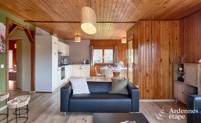 Charmante chalet in Vencimont voor 4-6 personen: gerenoveerd 2025, gezinsvriendelijke voorzieningen en fietsvriendelijke locatie