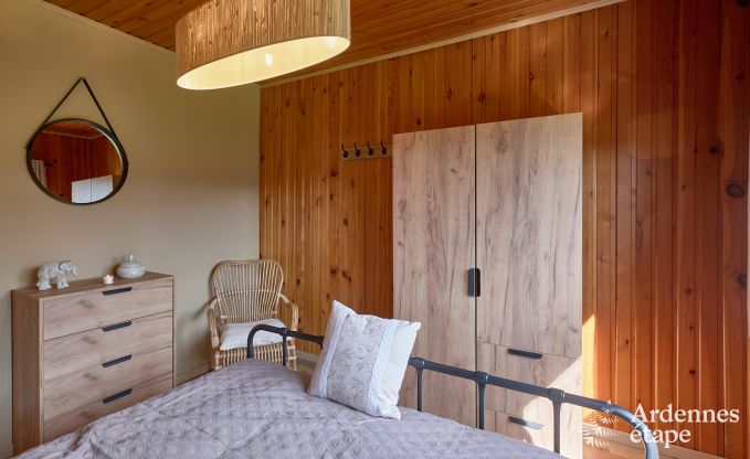 Charmante chalet in Vencimont voor 4-6 personen: gerenoveerd 2025, gezinsvriendelijke voorzieningen en fietsvriendelijke locatie