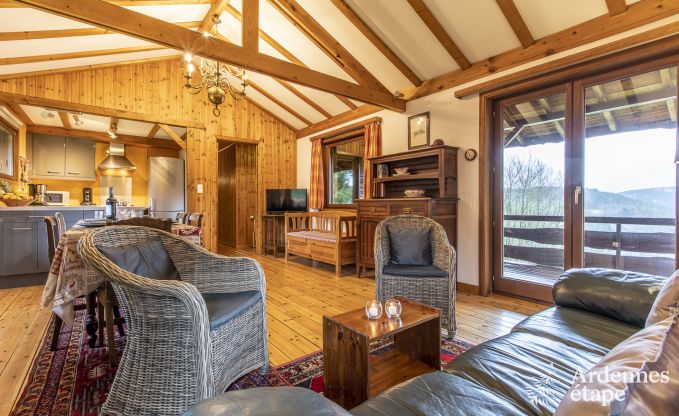 Chalet voor 5 personen met een uitzonderlijk terras in Vencimont