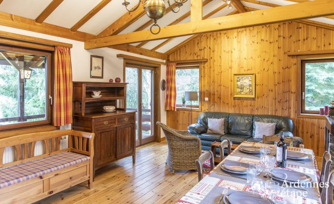 Chalet voor 5 personen met een uitzonderlijk terras in Vencimont