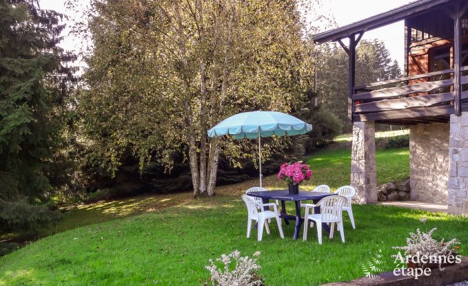 Chalet voor 5 personen met een uitzonderlijk terras in Vencimont