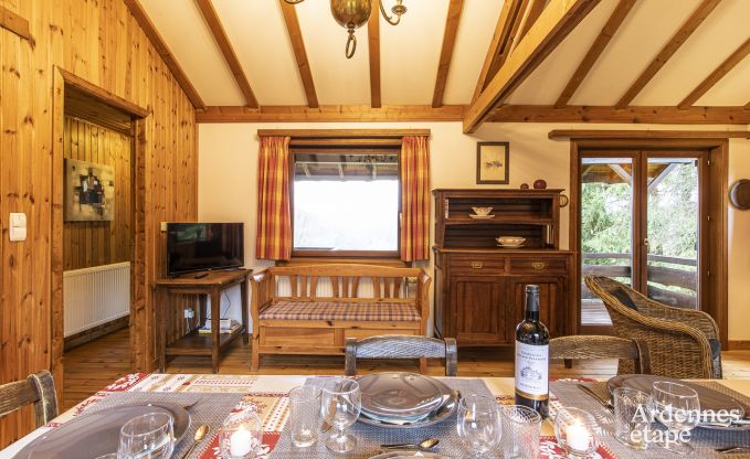 Chalet voor 5 personen met een uitzonderlijk terras in Vencimont