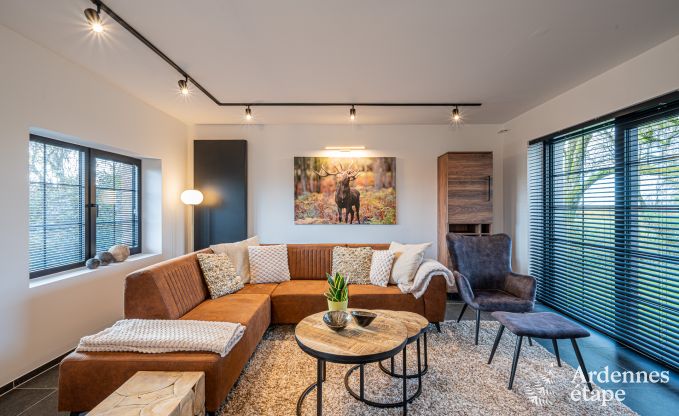 Comfortabel chalet in Vencimont voor 10 personen met moderne voorzieningen en priv�tuin in de Ardennen