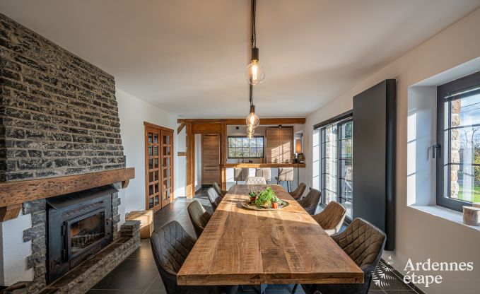 Chalet met hottub, biljart en een prachtig uitzicht in Vencimont voor 6 personen