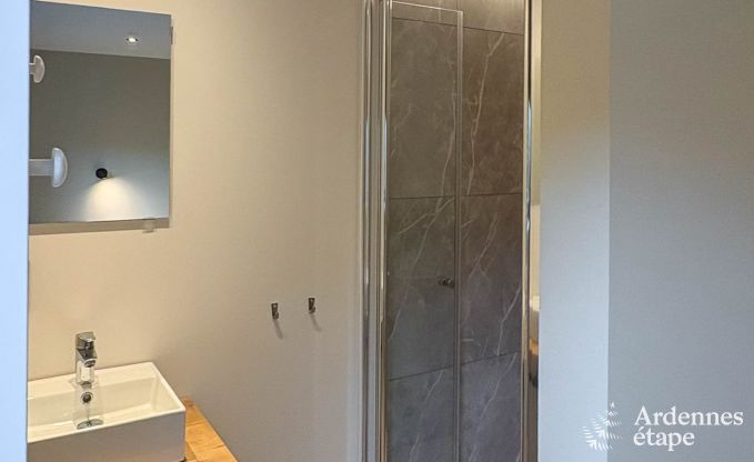 Ruime vakantiewoning in Vencimont voor 13 personen met 6 slaap- en badkamers en privtuin met trampoline en petanque