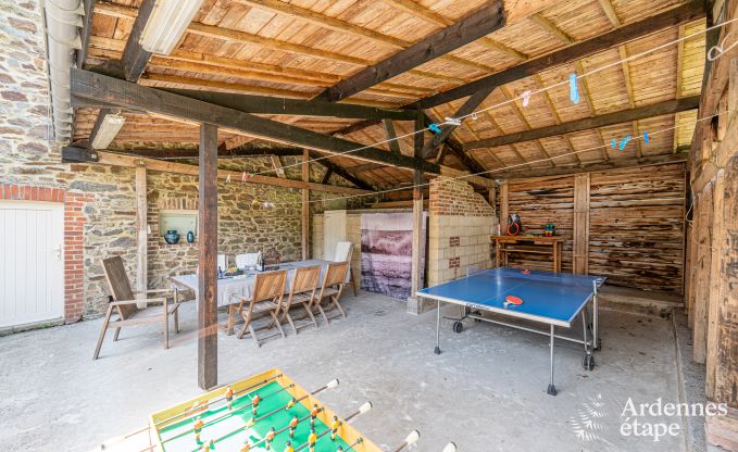 Vakantiehuis in Vencimont, Ardennen, 12 personen, 4 slaapkamers, priv� sauna, biljart, tuin aan het water