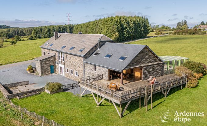 Ruim vakantiehuis in Vielsalm voor 26 personen in de Ardennen