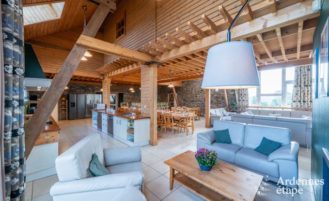 Ruim vakantiehuis in Vielsalm voor 26 personen in de Ardennen