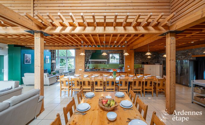 Ruim vakantiehuis in Vielsalm voor 26 personen in de Ardennen