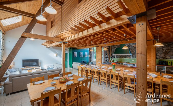 Ruim vakantiehuis in Vielsalm voor 26 personen in de Ardennen