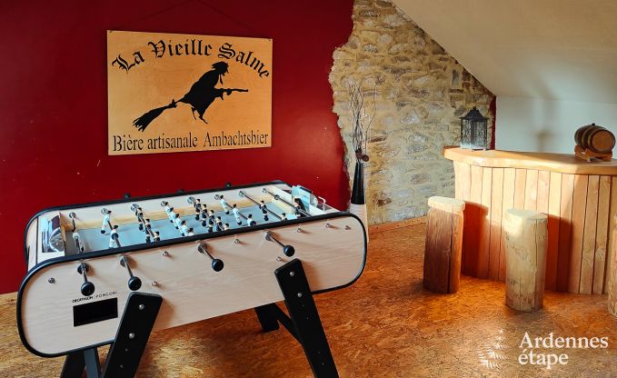 Groot vakantiehuis vlakbij Vielsalm voor 21 personen met 7 slaapkamers, 4 badkamers, speelruimte en priv�tuin