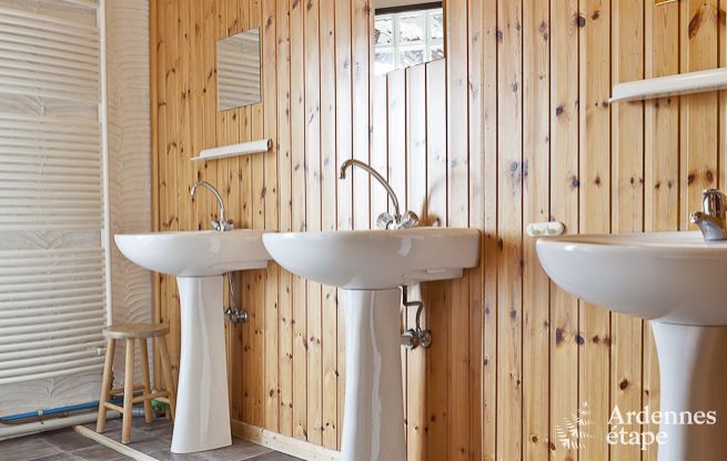 Groot vakantiehuis vlakbij Vielsalm voor 21 personen met 7 slaapkamers, 4 badkamers, speelruimte en priv�tuin