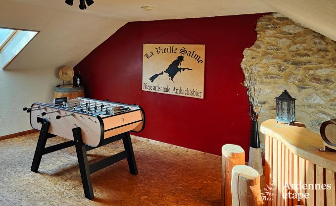 Groot vakantiehuis vlakbij Vielsalm voor 21 personen met 7 slaapkamers, 4 badkamers, speelruimte en priv�tuin