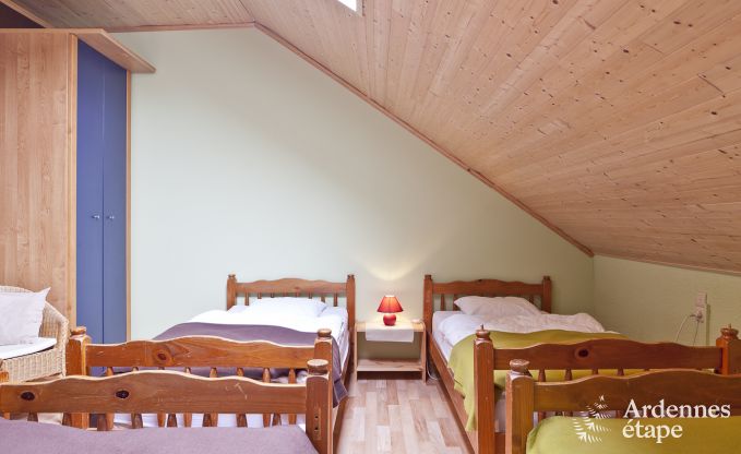 Groot vakantiehuis vlakbij Vielsalm voor 21 personen met 7 slaapkamers, 4 badkamers, speelruimte en priv�tuin