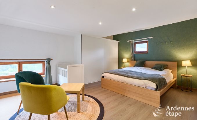 gezellige vakantiewoning met 5 slaapkamers, jacuzzi, sauna en priv� tuin in Vielsalm Ardennen