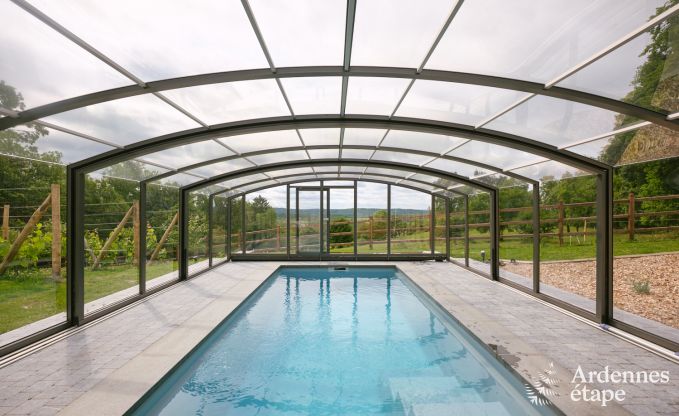 Knap vakantiehuis voor 2 met sauna en jacuzzi in Villers-en-Fagne