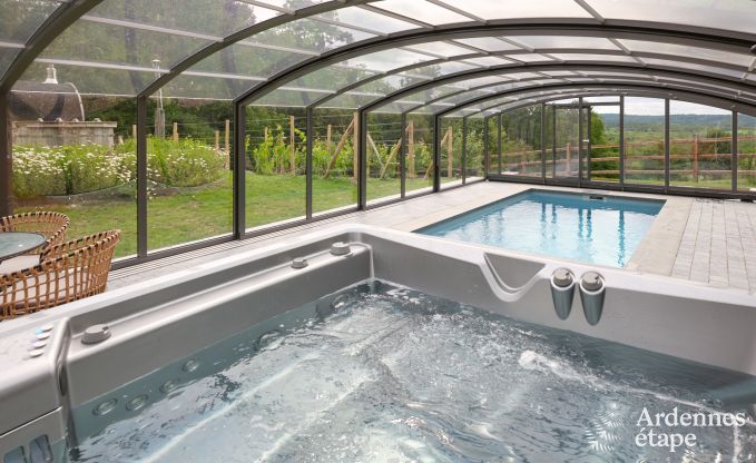 Knap vakantiehuis voor 2 met sauna en jacuzzi in Villers-en-Fagne