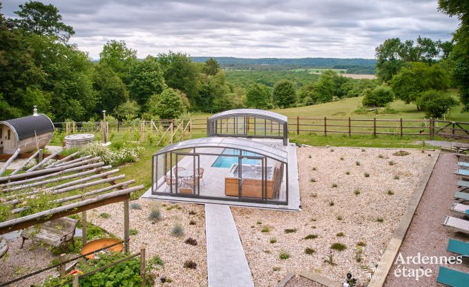 Knap vakantiehuis voor 2 met sauna en jacuzzi in Villers-en-Fagne