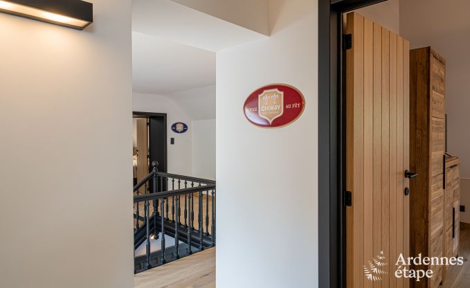 Luxueus ingericht vakantiehuis in Virelles voor 9 personen met open haard