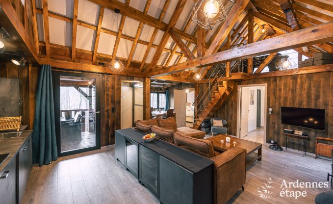 Gezellige houten chalet voor 4 personen in Viroinval