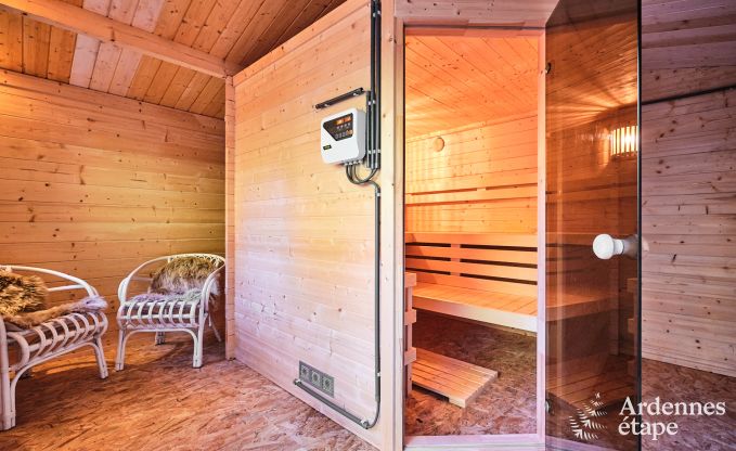 Charmante cottage voor 8 personen in Viroinval: sauna, kachel, bos dichtbij