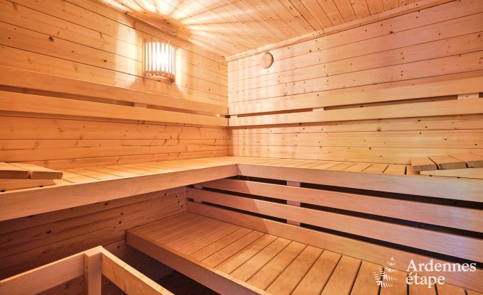 Charmante cottage voor 8 personen in Viroinval: sauna, kachel, bos dichtbij