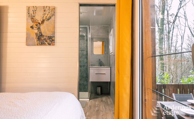 Gezellige houten chalet voor 4 personen in Viroinval