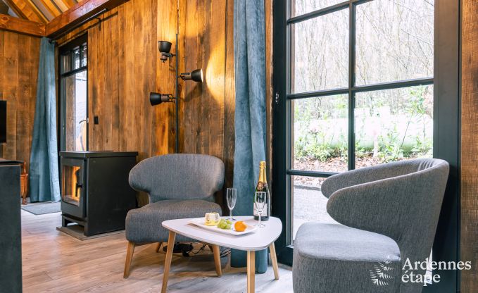 Gezellige houten chalet voor 4 personen in Viroinval