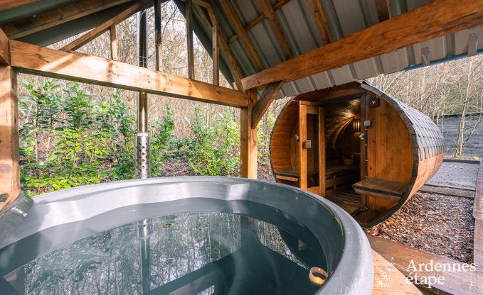 Gezellige houten chalet voor 4 personen in Viroinval