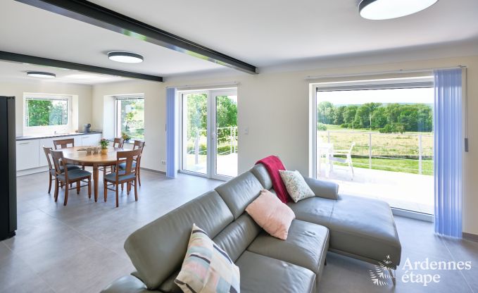 Vakantiewoning voor 6 personen in Virton met 3 slaapkamers, sauna, houtkachel, buitenzwembad en privterras