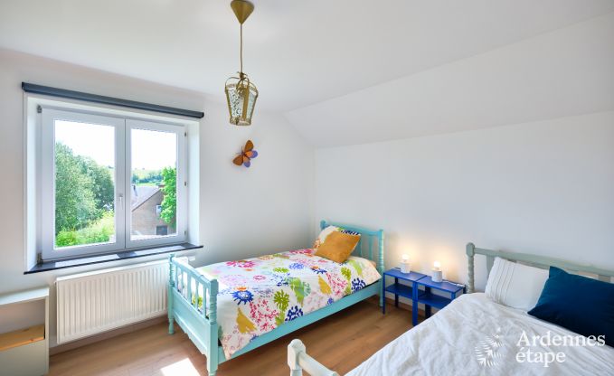 Vakantiewoning voor 6 personen in Virton met 3 slaapkamers, sauna, houtkachel, buitenzwembad en priv�terras