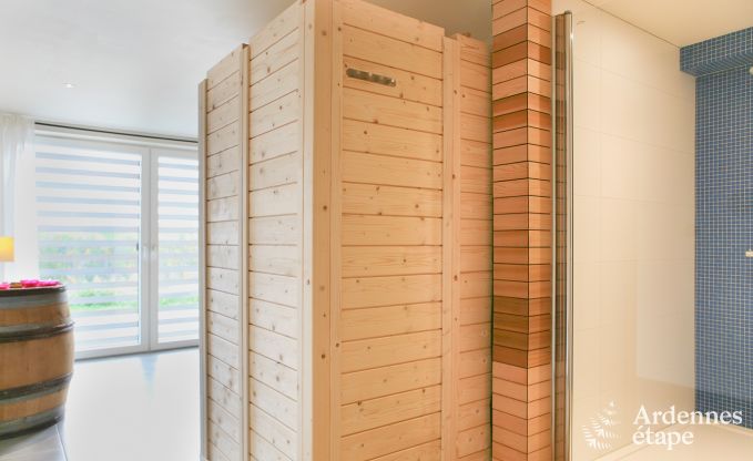 Vakantiehuis met wellnessruimte en sauna te huur in Waimes