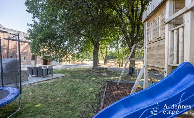 Comfortabel vakantiehuis in Welkenraedt voor 6 personen met jacuzzi, speeltoestellen en privtuin