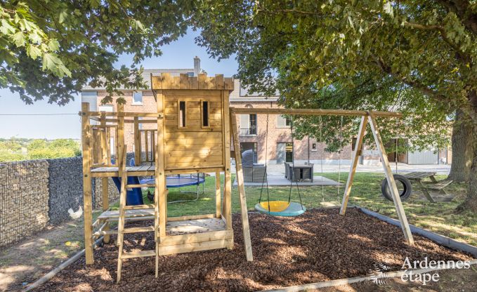 Comfortabel vakantiehuis in Welkenraedt voor 6 personen met jacuzzi, speeltoestellen en privtuin